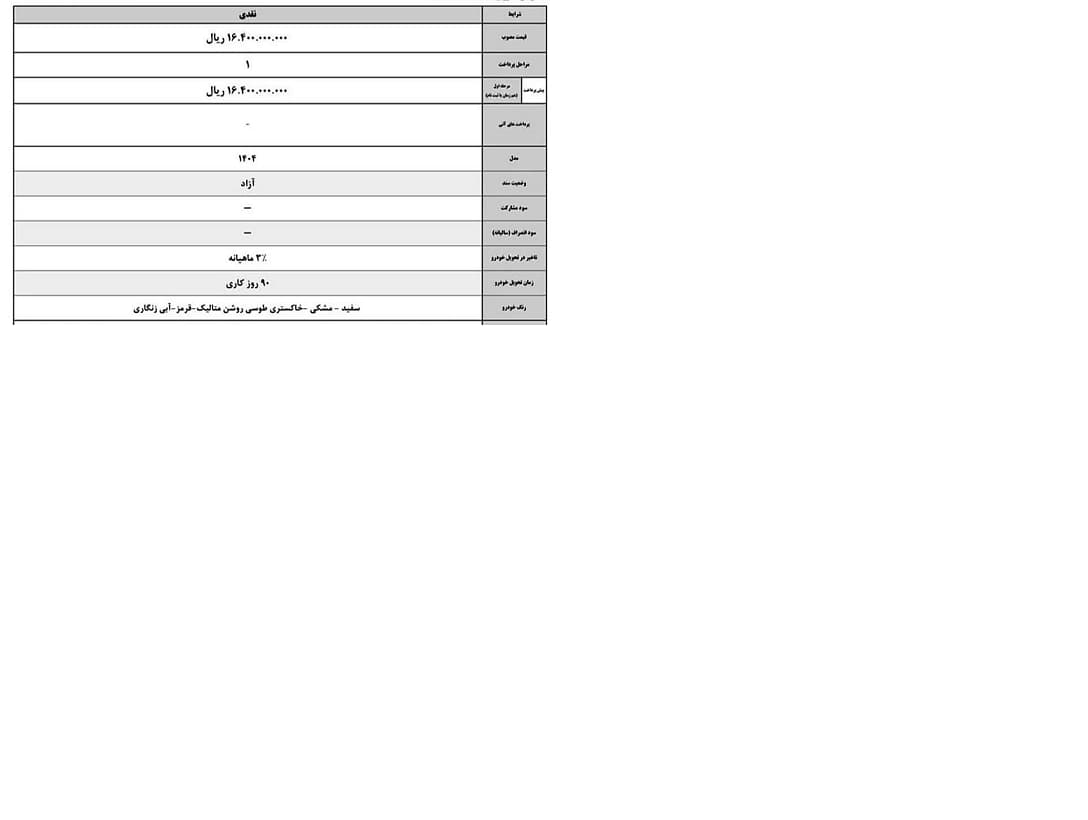 فروش نقدی کی ام سی X5