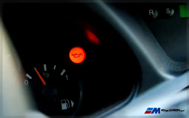 روشن شدن چراغ روغن خودرو