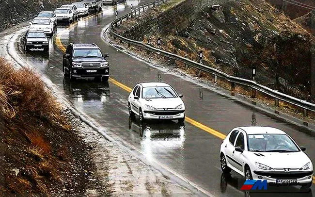 رانندگی در باران و مه